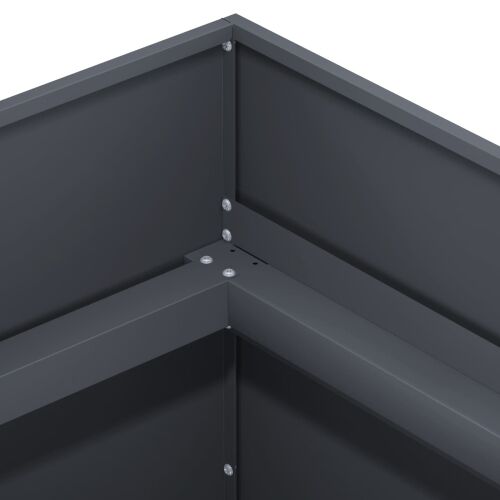 Vrtna saksija Antracit 120 x 40 x 60 cm Čelična vrata - Antracit 120 x 40 x 60 cm Cijena