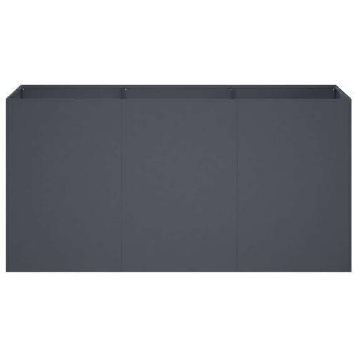 Vrtna saksija Antracit 120 x 40 x 60 cm Čelična vrata - Antracit 120 x 40 x 60 cm Cijena