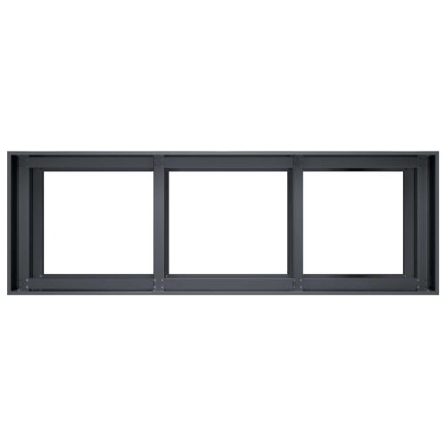 Vrtna saksija Antracit 120 x 40 x 60 cm Čelična vrata - Antracit 120 x 40 x 60 cm Cijena