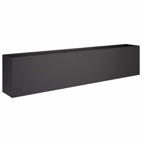 Vrtna saksija Crna 280 x 40 x 60 cm Čelična vrata - Crna 280 x 40 x 60 cm Cijena