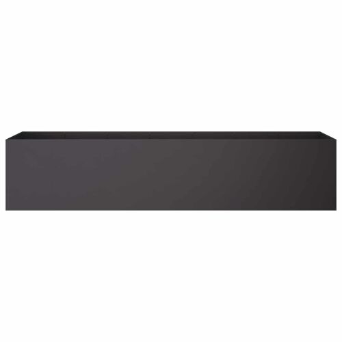 Vrtna saksija Crna 280 x 40 x 60 cm Čelična vrata - Crna 280 x 40 x 60 cm Cijena