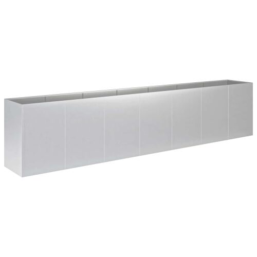 Vrtna saksija Srebrna 280 x 40 x 60 cm Pocinčani čelik - Pocinčani čelik 280 x 40 x 60 cm Cijena