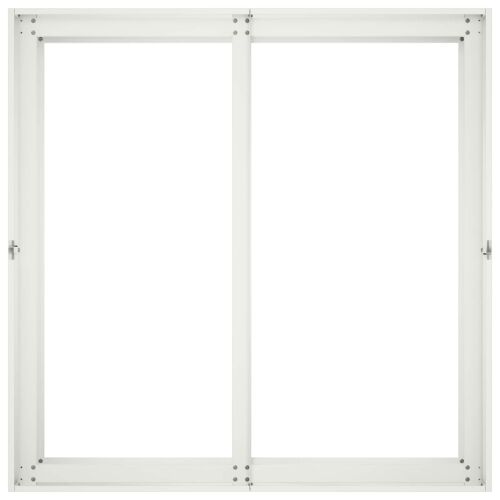 Vrtna saksija Bijela 80 x 80 x 60 cm Čelična vrata - Bijela 80 x 80 x 60 cm Cijena