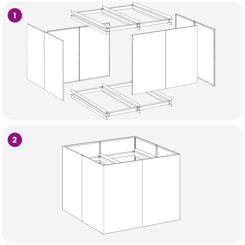 Vrtna saksija Rđa 80 x 80 x 60 cm Otporni čelik - Otporni čelik 80 x 80 x 60 cm Cijena