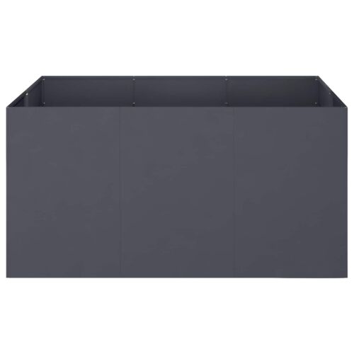 Vrtna saksija Antracit 120 x 80 x 60 cm Čelična vrata - Antracit 120 x 80 x 60 cm Cijena