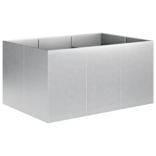 Vrtna saksija Srebrna 120 x 80 x 60 cm Pocinčani čelik - Pocinčani čelik 120 x 80 x 60 cm Cijena