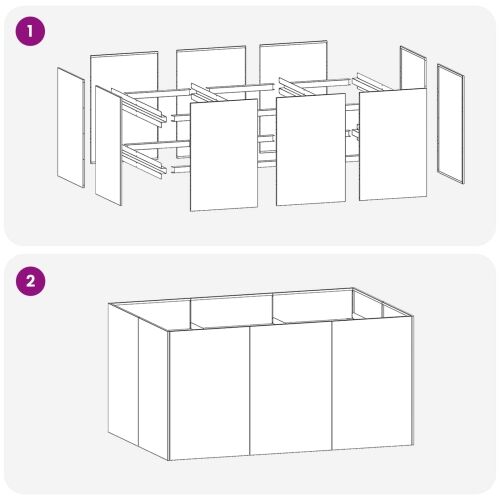 Vrtna saksija Srebrna 120 x 80 x 60 cm Pocinčani čelik - Pocinčani čelik 120 x 80 x 60 cm Cijena
