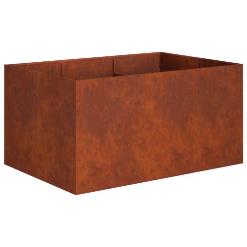 Vrtna saksija Rđa 120 x 80 x 60 cm Otporni čelik - Otporni čelik 120 x 80 x 60 cm Cijena