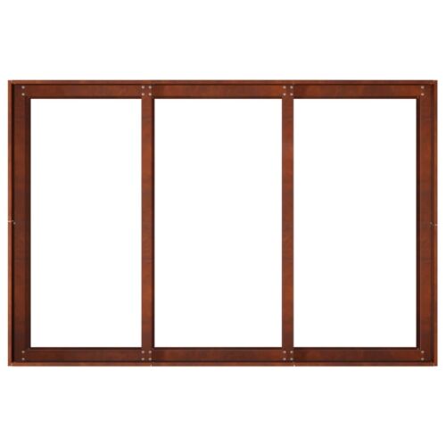 Vrtna saksija Rđa 120 x 80 x 60 cm Otporni čelik - Otporni čelik 120 x 80 x 60 cm Cijena