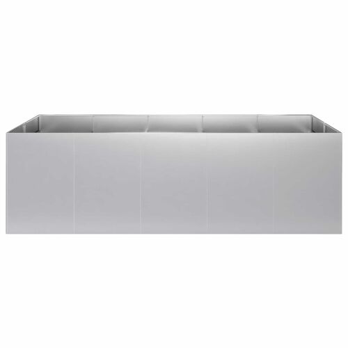 Vrtna saksija Srebrna 200 x 80 x 60 cm Pocinčani čelik - Pocinčani čelik 200 x 80 x 60 cm Cijena