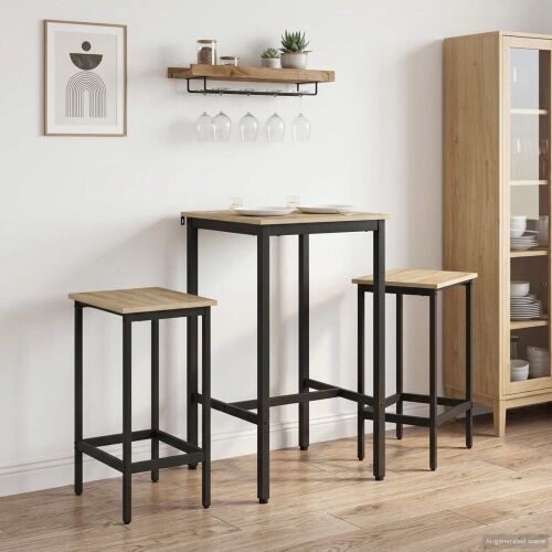 Stol za bar 52 x 52 x 90 cm Konstruirano drvo Hrast sonoma - Hrast sonoma 52 x 52 x 90 cm Cijena