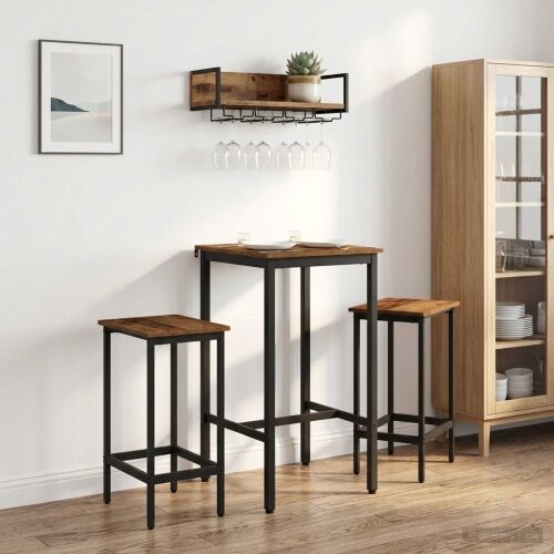 Stol za bar 52 x 52 x 90 cm Konstruirano drvo Staro drvo - Staro drvo 52 x 52 x 90 cm Cijena