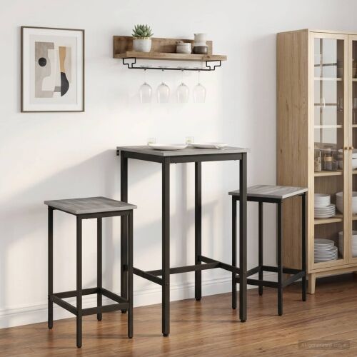 Stol za bar 52 x 52 x 110 cm Konstruirano drvo Siva Sonoma - Siva Sonoma 52 x 52 x 110 cm Cijena