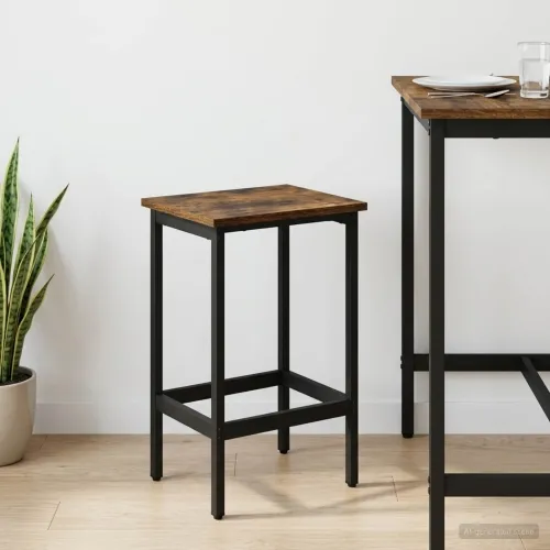 Barska stolica Dimljeni hrast 40 x 32 x 74 cm Konstruirano drvo - Dimljeni hrast 1 40 x 32 x 74 cm Cijena