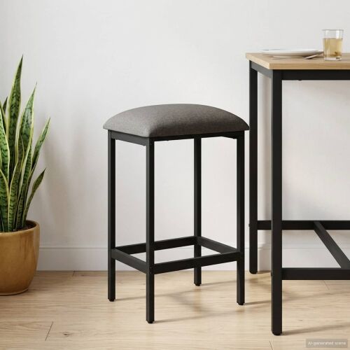 Barska stolica Svjetlosiva 40 x 32 x 64 cm Konstruirano drvo - Svjetlosiva 1 40 x 32 x 64 cm Cijena