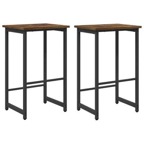 Barska stolica 2 kom. Dimljeni hrast 40 x 32 x 64 cm - Dimljeni hrast 2 40 x 32 x 64 cm Cijena