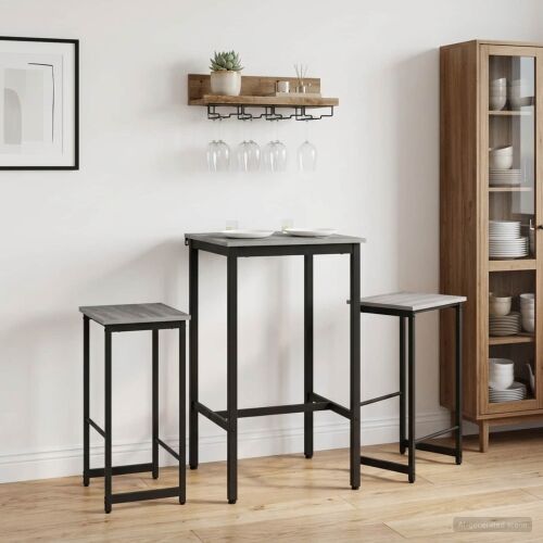Barska stolica 2 kom. Siva Sonoma 40 x 32 x 64 cm - Siva Sonoma 2 40 x 32 x 64 cm Cijena