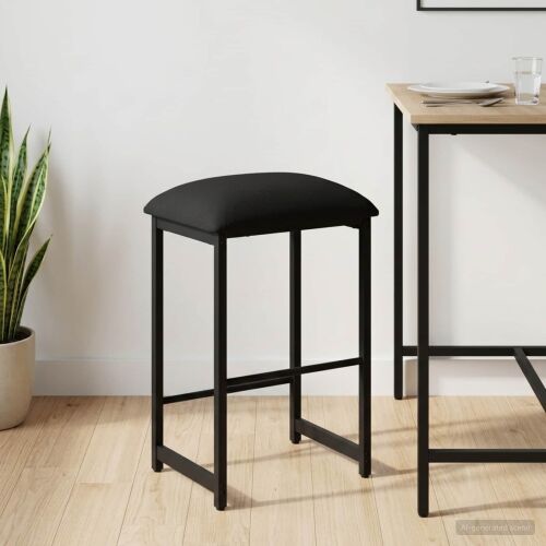 Barska stolica Crna 40 x 32 x 64 cm Konstruirano drvo - Crna 1 40 x 32 x 64 cm Cijena