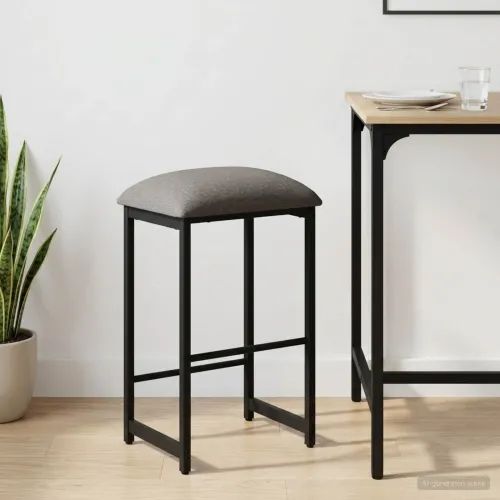Barska stolica Svjetlosiva 40 x 32 x 74 cm Konstruirano drvo - Svjetlosiva 1 40 x 32 x 74 cm Cijena