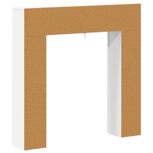 Okvir za kamin Bijela 102 x 18 x 100,5 cm Konstruirano drvo - Bijela Cijena