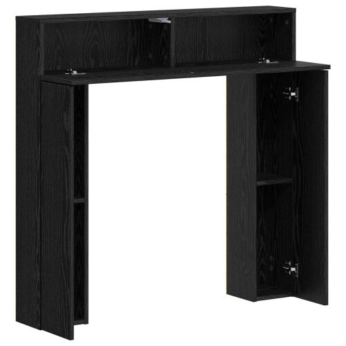 Okvir za kamin Crni hrast 102 x 18 x 100,5 cm Konstruirano drvo - Crni hrast Cijena