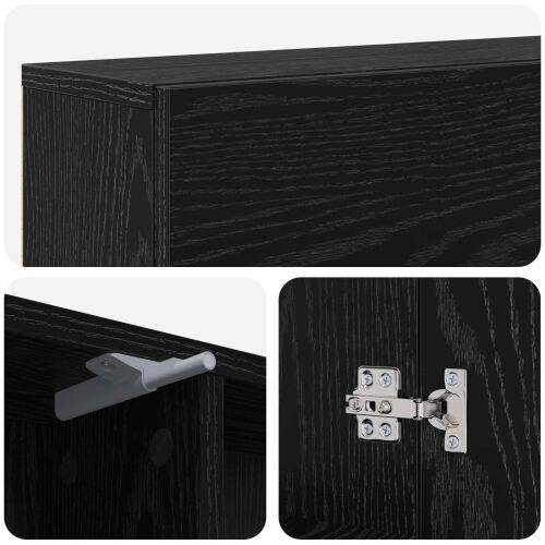 Okvir za kamin Crni hrast 102 x 18 x 100,5 cm Konstruirano drvo - Crni hrast Cijena