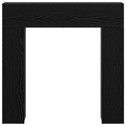 Okvir za kamin Crni hrast 102 x 18 x 100,5 cm Konstruirano drvo - Crni hrast Cijena