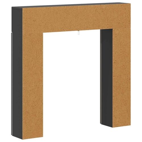 Okvir za kamin Crna 102 x 18 x 100,5 cm Konstruirano drvo - Crna Cijena
