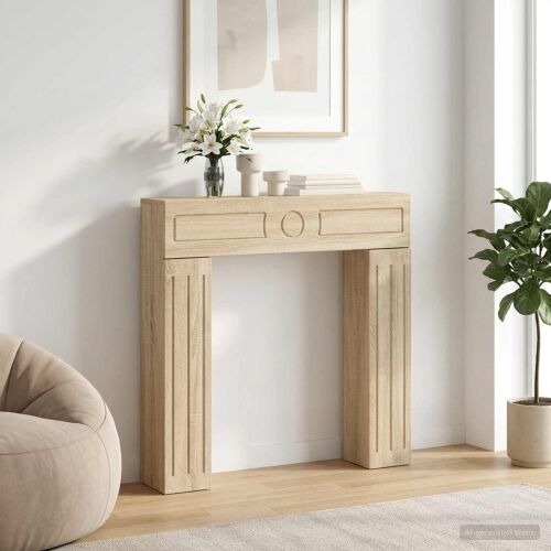 Okvir za kamin Hrast sonoma 102 x 18 x 100,5 cm - Hrast sonoma Cijena
