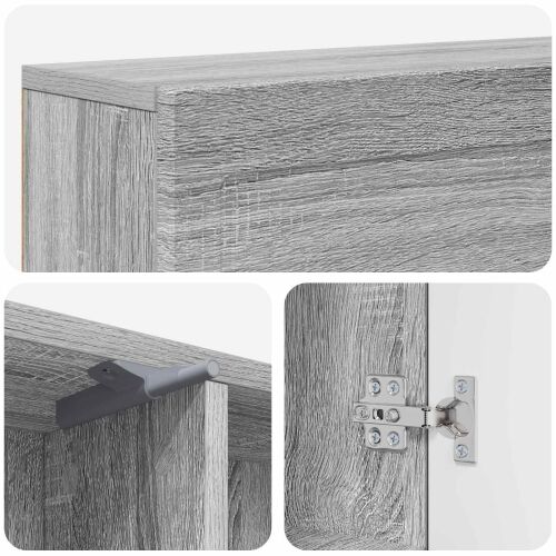 Okvir za kamin Siva Sonoma 102 x 18 x 100,5 cm - Siva Sonoma Cijena