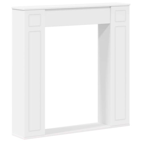 Okvir za kamin Bijela 100 x 20 x 100 cm Konstruirano drvo - Bijela Cijena