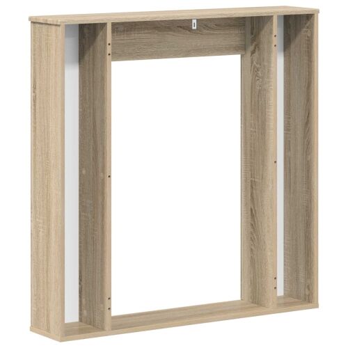 Okvir za kamin Hrast sonoma 100 x 20 x 100 cm Konstruirano drvo - Hrast sonoma Cijena