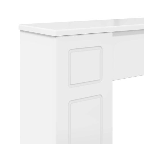 Okvir za kamin Bijela visokog sjaja 100 x 20 x 100 cm - Bijela visokog sjaja Cijena