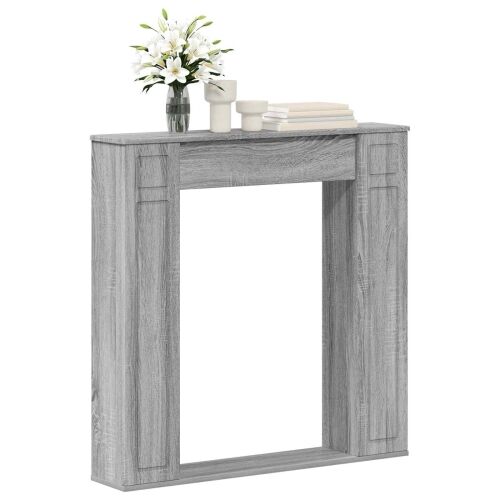 Okvir za kamin Siva Sonoma 100 x 20 x 100 cm Konstruirano drvo - Siva Sonoma Cijena