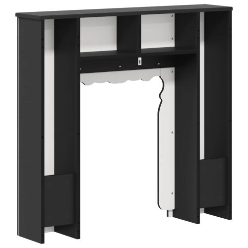 Okvir za kamin Crna 93 x 20 x 89 cm Konstruirano drvo - Crna Cijena