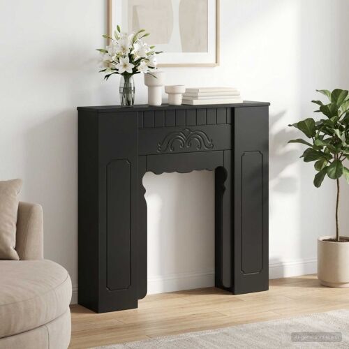 Okvir za kamin Crna 93 x 20 x 89 cm Konstruirano drvo - Crna Cijena
