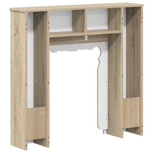Okvir za kamin Hrast sonoma 93 x 20 x 89 cm Konstruirano drvo - Hrast sonoma Cijena