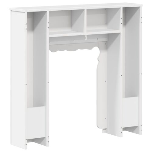 Okvir za kamin Bijela visokog sjaja 93 x 20 x 89 cm - Bijela visokog sjaja Cijena