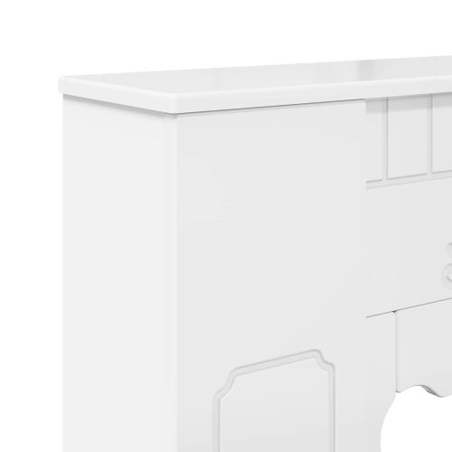 Okvir za kamin Bijela visokog sjaja 93 x 20 x 89 cm - Bijela visokog sjaja Cijena