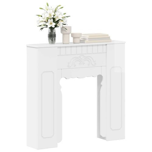 Okvir za kamin Bijela visokog sjaja 93 x 20 x 89 cm - Bijela visokog sjaja Cijena