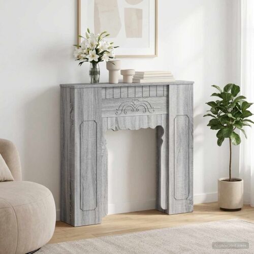 Okvir za kamin Siva Sonoma 93 x 20 x 89 cm Konstruirano drvo - Siva Sonoma Cijena