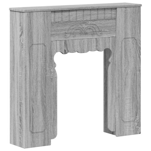 Okvir za kamin Siva Sonoma 93 x 20 x 89 cm Konstruirano drvo - Siva Sonoma Cijena