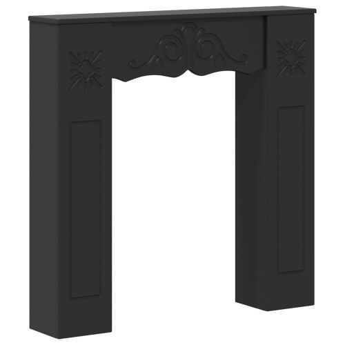 Okvir za kamin Crna 102 x 20 x 102 cm Konstruirano drvo - Crna Cijena