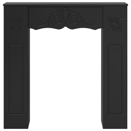 Okvir za kamin Crna 102 x 20 x 102 cm Konstruirano drvo - Crna Cijena