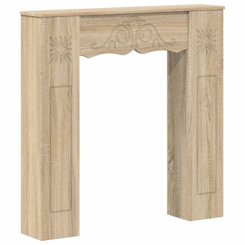 Okvir za kamin Hrast sonoma 102 x 20 x 102 cm Konstruirano drvo - Hrast sonoma Cijena