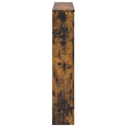 Okvir za kamin Dimljeni hrast 102 x 20 x 102 cm - Dimljeni hrast Cijena