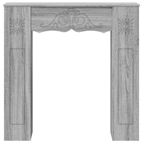 Okvir za kamin Siva Sonoma 102 x 20 x 102 cm Konstruirano drvo - Siva Sonoma Cijena