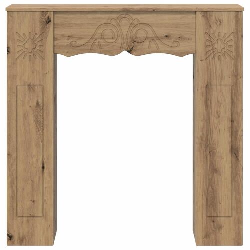 Okvir za kamin Hrast artisan 102 x 20 x 102 cm - Hrast artisan Cijena