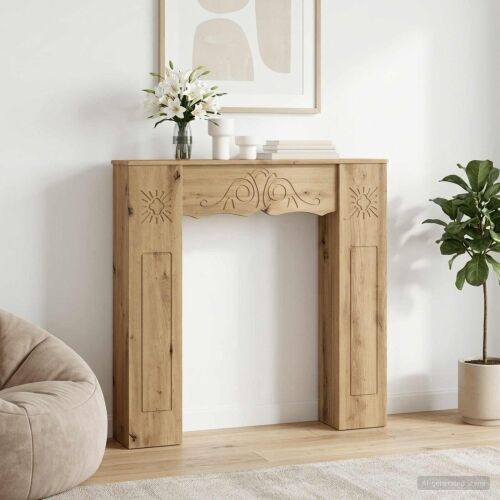 Okvir za kamin Hrast artisan 102 x 20 x 102 cm - Hrast artisan Cijena