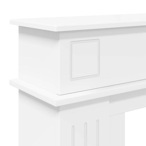 Okvir za kamin Bijela 102 x 26 x 100 cm Konstruirano drvo - Bijela Cijena